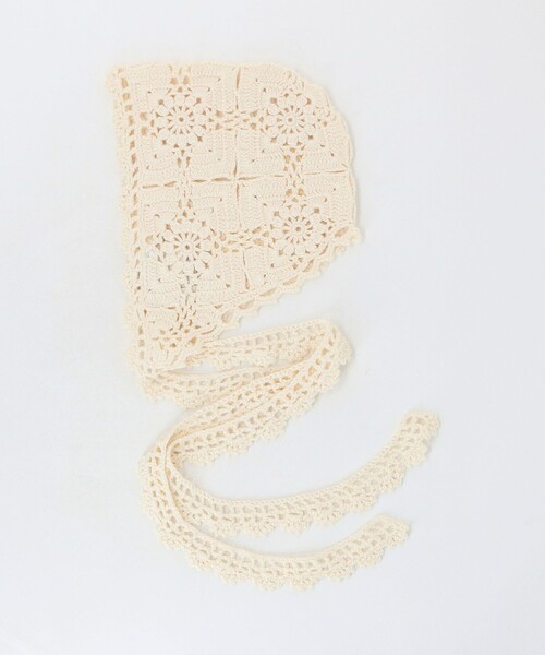 帽子 open sesame club FLEUR LACE BONNET OPEN SESAME CLUB（オープンセサミクラブ）の「＜OPEN SESAME CLUB