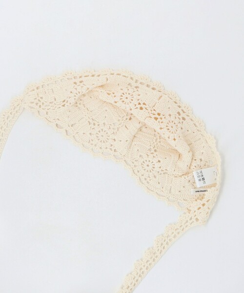 帽子 open sesame club FLEUR LACE BONNET OPEN SESAME CLUB＞FLEUR ボンネット（ハット）｜OPEN SESAME CLUB