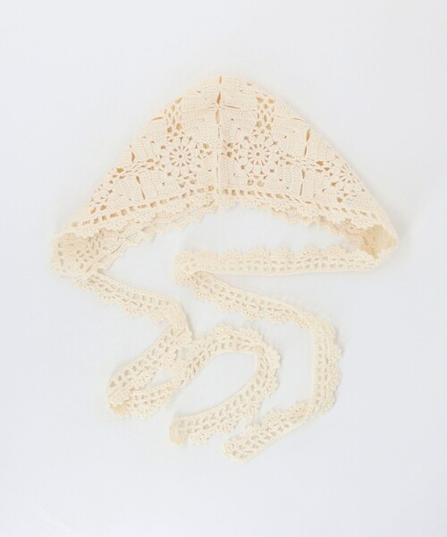 帽子 open sesame club FLEUR LACE BONNET OPEN SESAME CLUB（オープンセサミクラブ）の「＜OPEN SESAME CLUB