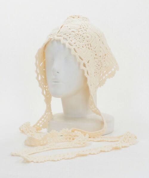 帽子 open sesame club FLEUR LACE BONNET OPEN SESAME CLUB＞FLEUR ボンネット（ハット）｜OPEN SESAME CLUB