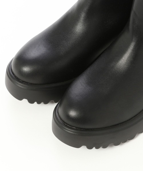 GLOBAL WORK（グローバルワーク）の「撥水サイドゴアブーツ/598128（ブーツ・キッズ・ブラック・24cm/23cm/22cm/21cm/20cm）」の2枚目の写真