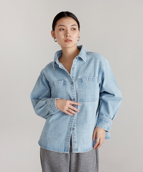 basic denim shirt / ベーシックデニムシャツ