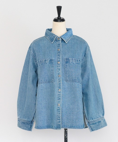 セール】【動画あり】basic denim shirt / ベーシックデニムシャツ