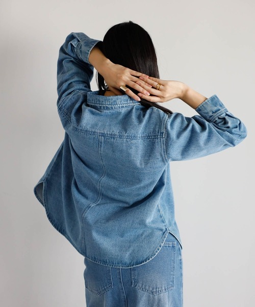 未使用 RM indigo デニム長袖シャツ denim shirt BTS 2025年最新】rm indigo シャツの人気アイテム - メルカリ