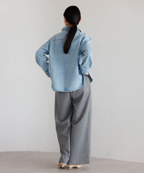 セール】【動画あり】basic denim shirt / ベーシックデニムシャツ