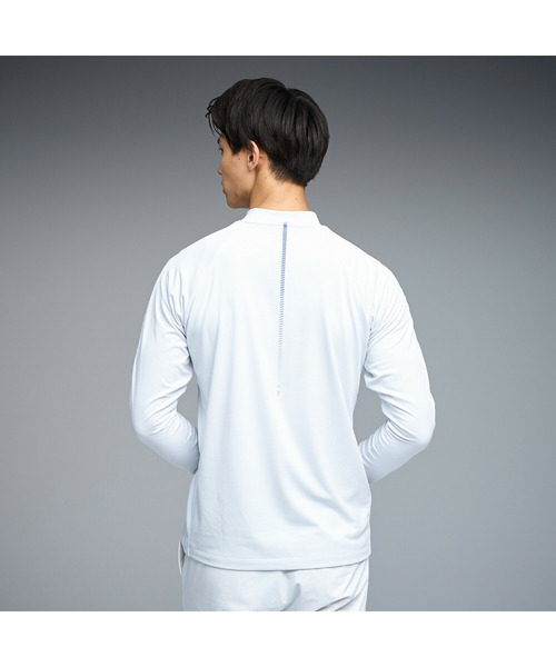 PUMA（プーマ）の「PUMA プーマ メンズ ゴルフ シャドウキャット ハイネック 長袖 シャツ（Tシャツ/カットソー・メンズ・ホワイト系その他/セージグリーン/ブラック・LARGE/X-LARGE/XX-LARGE/MEDIUM/SMALL）」の4枚目の写真