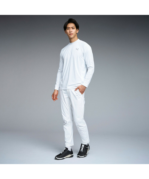 PUMA（プーマ）の「PUMA プーマ メンズ ゴルフ シャドウキャット ハイネック 長袖 シャツ（Tシャツ/カットソー・メンズ・ホワイト系その他/セージグリーン/ブラック・LARGE/X-LARGE/XX-LARGE/MEDIUM/SMALL）」の5枚目の写真