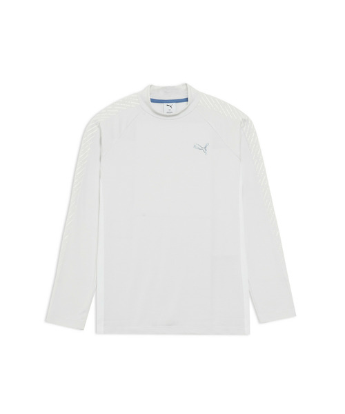 PUMA（プーマ）の「PUMA プーマ メンズ ゴルフ シャドウキャット ハイネック 長袖 シャツ（Tシャツ/カットソー・メンズ・ホワイト系その他/セージグリーン/ブラック・LARGE/X-LARGE/XX-LARGE/MEDIUM/SMALL）」の6枚目の写真