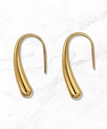 ステンレス製ピアス フック ドロップ ゴールド