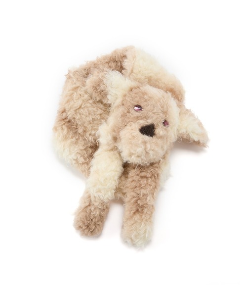 Casselini(キャセリーニ)の「Casselini(キャセリーニ)【AlleyTokyo×Casselini】ボサ犬ちゃんティペット(マフラー・レディース・グレー/ベージュ・FREE)」の12枚目の写真