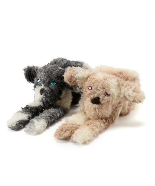 Casselini(キャセリーニ)の「Casselini(キャセリーニ)【AlleyTokyo×Casselini】ボサ犬ちゃんティペット(マフラー・レディース・グレー/ベージュ・FREE)」の10枚目の写真