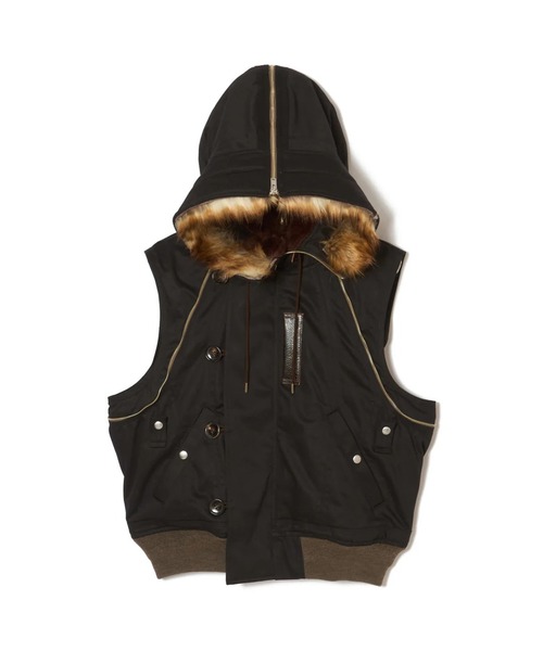 SUGARHILL（シュガーヒル）の「【SUGARHILL/シュガーヒル】N-2 JACKET（ミリタリージャケット・メンズ・グレー/ブラック・2/3）」の8枚目の写真