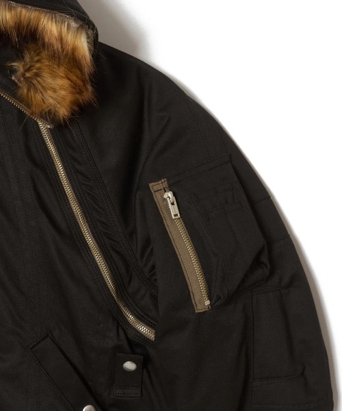 SUGARHILL（シュガーヒル）の「【SUGARHILL/シュガーヒル】N-2 JACKET（ミリタリージャケット・メンズ・グレー/ブラック・2/3）」の11枚目の写真