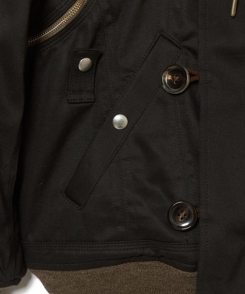 SUGARHILL（シュガーヒル）の「【SUGARHILL/シュガーヒル】N-2 JACKET（ミリタリージャケット・メンズ・グレー/ブラック・2/3）」の12枚目の写真