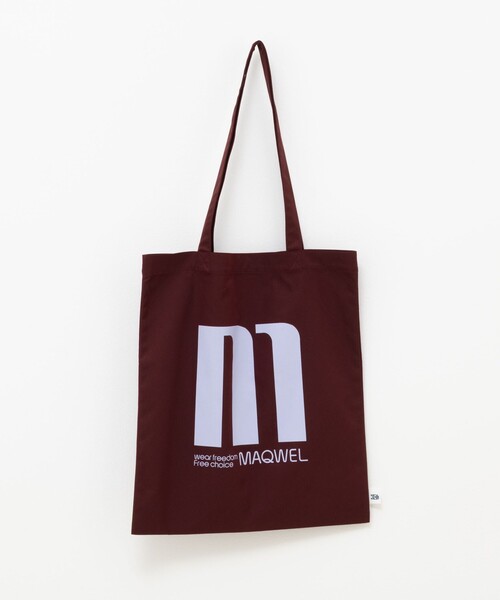 MAQWEL(マクウェル)の「【MAQWEL/マクウェル】TOTE BAG(トートバッグ・レディース・ボルドー/ブラック/キナリ・FREE)」の12枚目の写真
