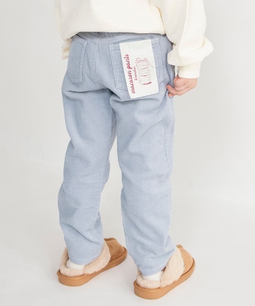 BRANSHES（ブランシェス）の「【綿100％】コーデュロイマカロンパンツ（その他パンツ・キッズ・ピンク/アイボリー/ブルー・110/90/100/120/150/140/130）」の3枚目の写真