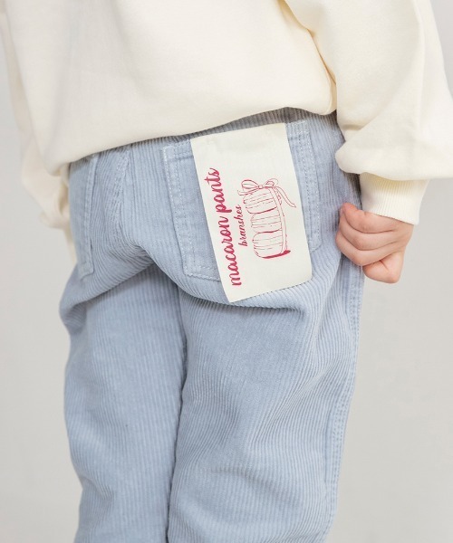 BRANSHES（ブランシェス）の「【綿100％】コーデュロイマカロンパンツ（その他パンツ・キッズ・ピンク/アイボリー/ブルー・110/90/100/120/150/140/130）」の21枚目の写真