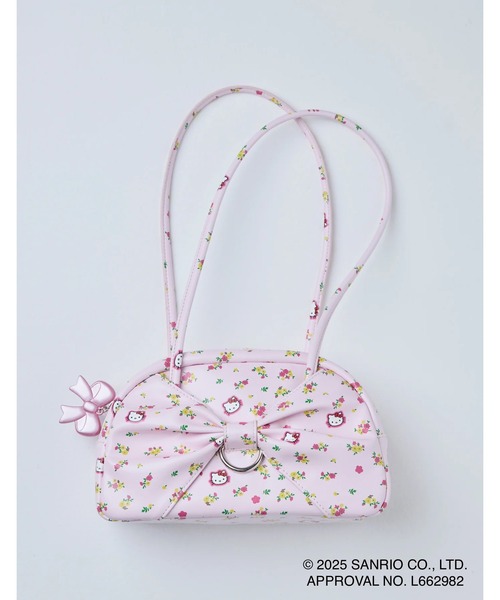 Little sunny bite(リトルサニーバイト)の「/Little sunny bite/hello kitty x little sunny bite ribbon bag(ハンドバッグ・レディース・ブラック/ホワイト/ピンク・FREE)」の3枚目の写真
