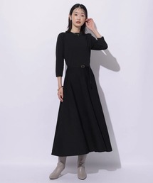 アプワイザーリッシェ ロングワンピース Apuweiser-riche ティアードロングワンピース （ネイビー