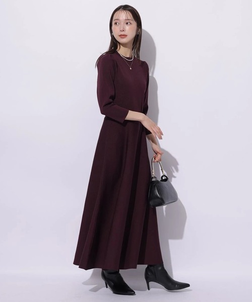 新品未使用タグ付き Mystrada レディーニットワンピース 赤茶 Sサイズ レディーニットワンピース（ワンピース）｜Mystrada（マイストラーダ