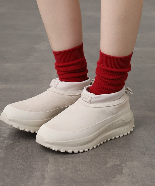 HUNTER ユニセックス トラベル フロー スエード トレーナー ショート