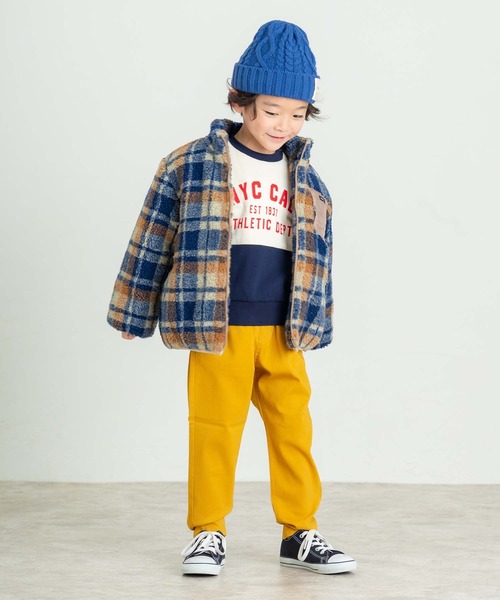 DILASH（ディラッシュ）の「バイカラーポケット付きボアジャケット（その他アウター・キッズ・ネイビー/ベージュ・80/140/130/120/110/100/90）」の9枚目の写真