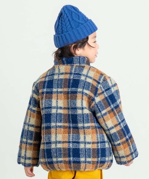 DILASH（ディラッシュ）の「バイカラーポケット付きボアジャケット（その他アウター・キッズ・ネイビー/ベージュ・80/140/130/120/110/100/90）」の11枚目の写真