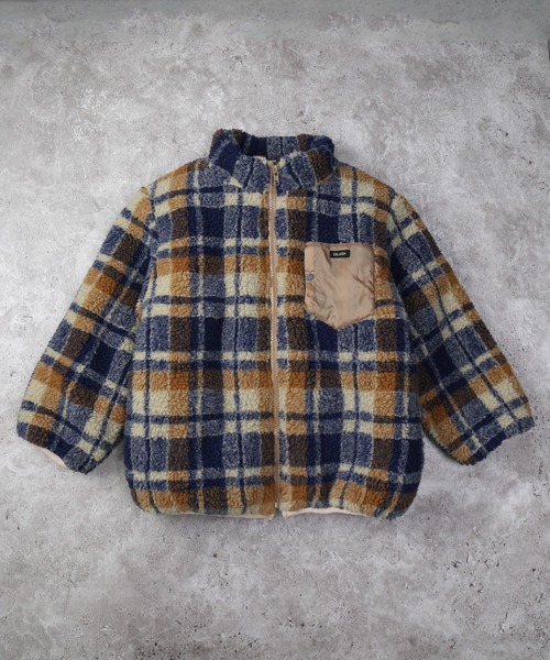 DILASH（ディラッシュ）の「バイカラーポケット付きボアジャケット（その他アウター・キッズ・ネイビー/ベージュ・80/140/130/120/110/100/90）」の13枚目の写真