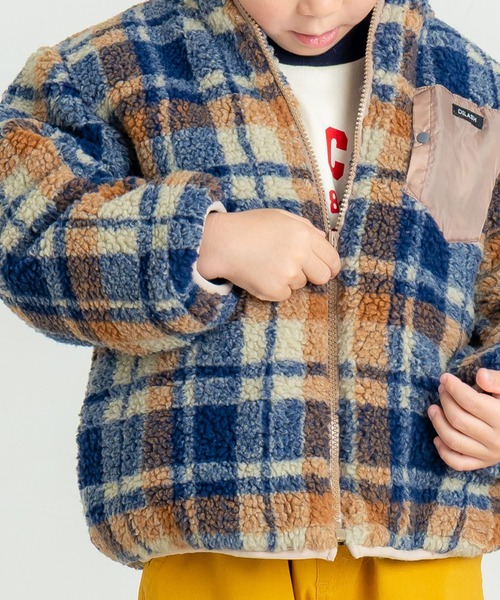 DILASH（ディラッシュ）の「バイカラーポケット付きボアジャケット（その他アウター・キッズ・ネイビー/ベージュ・80/140/130/120/110/100/90）」の16枚目の写真