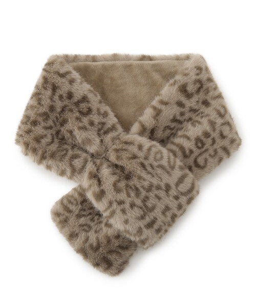 grove（グローブ）の「フェイクファー差し込みティペット（ストール/ショール・レディース・ライトベージュ/ブラウン系その他2/ベージュ系その他3/グレー・00）」の3枚目の写真