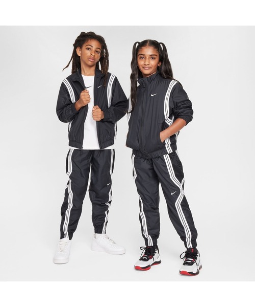 NIKE(ナイキ)の「ナイキ NIKE ナイキ YTH RPL クロスオーバー ジャケット(ジャージ・キッズ・ブラック・130cm/140cm/150cm/160cm)」の5枚目の写真