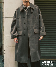 417 EDIFICE(フォーワンセブンエディフィス)のANOTHER OFFICE 417別注 Voyager Bold Balmacaan Coat バルマカーンコート(ステンカラーコート)
