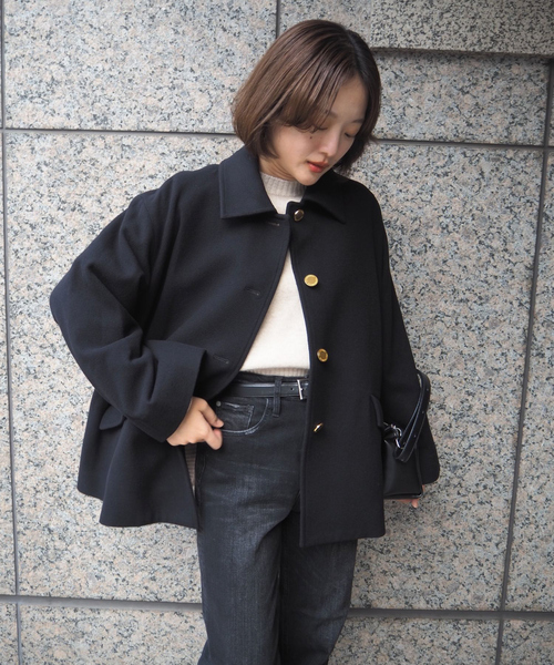 TWW】LINTON SHORT/リントン ショート/ショートコート（トレンチコート