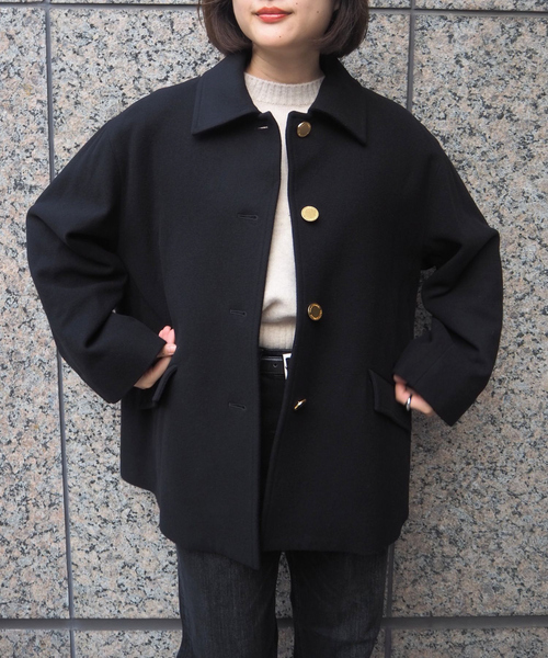 TWW】LINTON SHORT/リントン ショート/ショートコート（トレンチコート