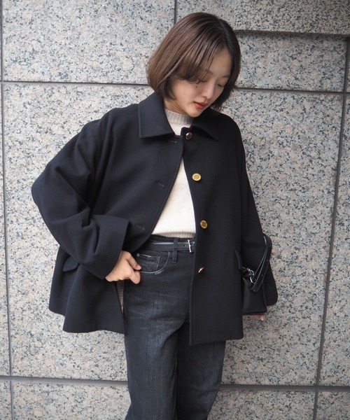 TWW】LINTON SHORT/リントン ショート/ショートコート（トレンチコート