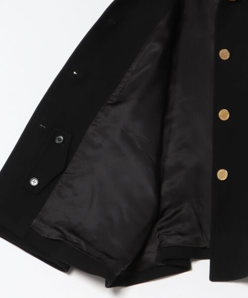 Traditional Weatherwear（トラディショナルウェザーウェア）の「【TWW】LINTON SHORT/リントン ショート/ショートコート（トレンチコート・レディース・ブラック/ネイビー・34/36）」の11枚目の写真