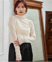 mysty woman | シアーベロアプチハイネック 607967(Tシャツ/カットソー)