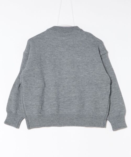 Uenui（ウニュイ）の「duck knit sweater（ニット/セーター・レディース・グレー/アイボリー・FREE）」の3枚目の写真