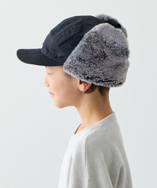 CIAOPANIC TYPY(チャオパニックティピー)の「【KIDS】ミリタリーフライトキャップ(キャップ・キッズ・カーキ/ブラック/ベージュ/ブラウン・ONE SIZE)」の16枚目の写真