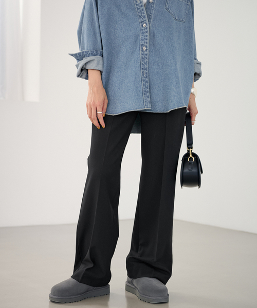 ≪追加≫裏起毛フレアパンツ 2（スラックス）｜FRAMeWORK（フレーム