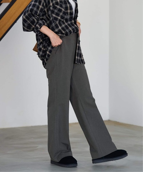 ≪追加≫裏起毛フレアパンツ 2（スラックス）｜FRAMeWORK（フレーム