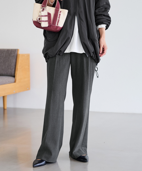 ≪追加≫裏起毛フレアパンツ 2（スラックス）｜FRAMeWORK（フレーム
