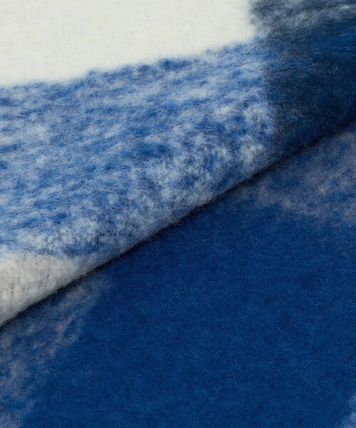 BEAUTY&YOUTH UNITED ARROWS（ビューティーアンドユースユナイテッドアローズ）の「ブラッシュド ブロックチェック マフラー（マフラー・メンズ・ダークオレンジ/ロイヤルブルー/マスタード・FREE）」の17枚目の写真