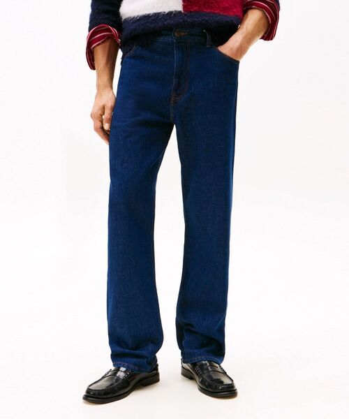 TOMMY HILFIGER(トミーヒルフィガー)の「リラックスリバーインディゴジーンズ(デニムパンツ・メンズ・インディゴブルー・30inch/32inch/34inch/36inch)」の1枚目の写真