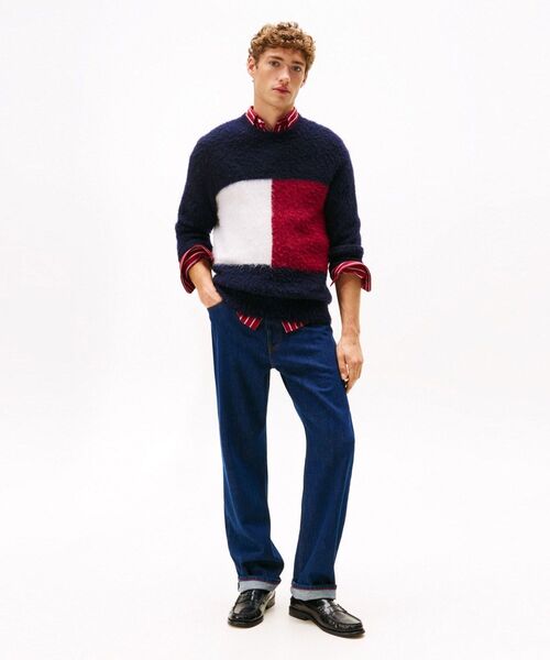 TOMMY HILFIGER(トミーヒルフィガー)の「リラックスリバーインディゴジーンズ(デニムパンツ・メンズ・インディゴブルー・30inch/32inch/34inch/36inch)」の2枚目の写真