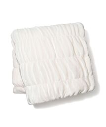 Francfranc(フランフラン)のWARMY 中わた入りブランケット リップル(毛布) シングル 1400×2000 アイボリー(ブランケット)
