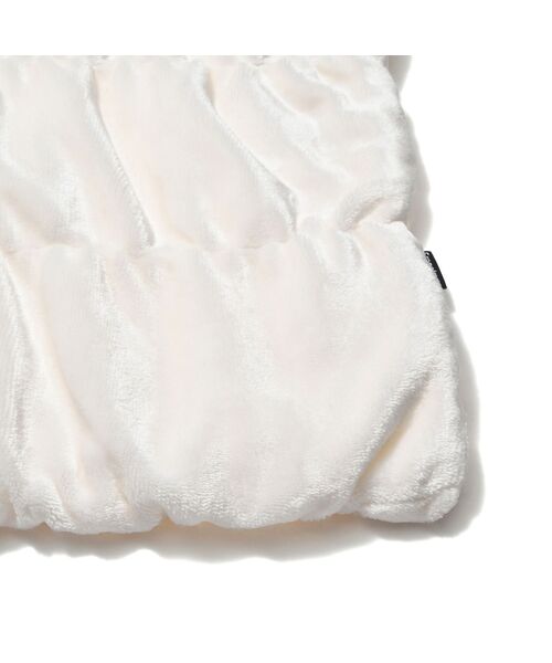 Francfranc(フランフラン)の「【あったか寝具】WARMY しっとりぽかぽか 中わた入りブランケット リップル(毛布) シングル 1400×2000 アイボリー(ブランケット・レディース・アイボリー・FREE)」の2枚目の写真