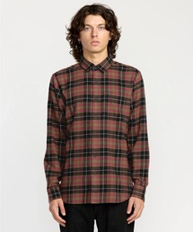 VOLCOM | VOLCOM CADEN PLAID LS/ボルコムチェック長袖シャツ(シャツ/ブラウス)