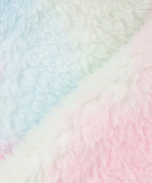 X-girl Stages（エックスガールステージス）の「【TBSドラマ フェイクマミー 着用アイテム】ロゴアップリケ刺しゅうフラッフィージップパーカー（パーカー・キッズ・ブラック/カラフル/ラベンダー・80ｃｍ/110cm/120cm/130cm/140cm/90cm/100cm）」の9枚目の写真