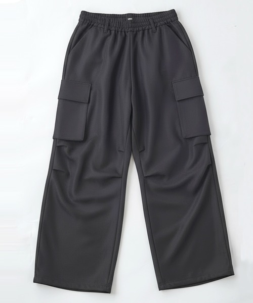 NO ID.(ノーアイディ)の「【NO ID.】Easy Baggy Parachute Cargo Trousers / イージー バギー パラシュート カーゴ トラウザーズ(カーゴパンツ・メンズ・ブラック/グレー・2/1)」の11枚目の写真